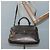 Borsa a mano in pelle Gancini Salvatore Ferragamo 2 vie tono oro Auth 121739 - vista 26