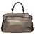 Borsa a mano in pelle Gancini Salvatore Ferragamo 2 vie tono oro Auth 121739 - vista 3