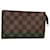 LOUIS VUITTON Damier Ebene Marais Pouch LV Auth hk2541  ref.2195339