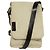 Bolsa de ombro FENDI em lona branca e prata autêntica bs24336 Branco