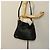 Borsa a mano in pelle GUCCI Bamboo 2 vie nera oro 001 1781 1577 Auth ac3788 Nero D'oro - vista 21