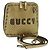Bolsa de ombro em couro GUCCI SEGA Colaboração Ouro 511189 Auth bs24808 Dourado