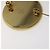 LOUIS VUITTON Spilla in metallo Supreme dorata MP2076 LV Auth bs24973A D'oro Monogramma - vista 10