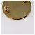 LOUIS VUITTON Spilla in metallo Supreme dorata MP2076 LV Auth bs24973A D'oro Monogramma - vista 9