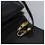 Borsa a spalla Christian Dior in pelle di vitello nera Auth 119992 Nero - vista 18