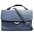 Borsa a Spalla Fendi Demi Jour Blu navy