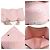 Cartera Lock Mini Pink de tres pliegues Louis Vuitton Rosa - vista 4
