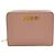Gucci Script Mini Wallet Bi-fold aus hellrosa Leder Pink