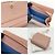 Gucci Script Mini Wallet Bi-fold aus hellrosa Leder Pink - Ansicht 4