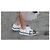 CHANEL 2017 NERO BIANCO TWEED PERLA TRIM LACE UP OXFORD SNEAKER FLATS EU 38.5 - vista 11
