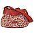 Borsa a mano Moschino bianca e rossa in pelle e tessuto Bianco Rosso