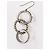 Orecchini DOLCE & GABBANA “Triplet” DJ0658 acciaio argento con tre anelli - vista 5