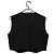 Sandro Top corto negro de lino con escote en V