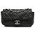 Coco rain Chanel Nero Medio Pelle Trapuntata Agnello Coco Pioggia Flap