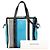 Borsa Bazar Shopper in pelle di agnello blu Balenciaga - vista 14
