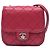 Chanel Mini Flap in Pelle di Vitello Rosa Cucito