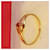Autre Marque 18-carat gold ring set with a ruby Golden  - view 2