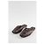 Chanel Mule in pelle marrone - vista 2