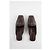 Chanel Mule in pelle marrone - vista 3