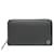 Bulgari Bvlgari Bvlgari Man Long Wallet Black Leather  ref.2197063