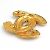 Spilla in metallo dorato Chanel D'oro - vista 3