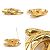 Spilla in metallo dorato Chanel D'oro - vista 4