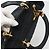 Borsa a mano Christian Dior Canage in nylon blu navy e oro Auth bs25043 D'oro - vista 4