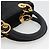 Borsa a mano Christian Dior Canage in nylon blu navy e oro Auth bs25043 D'oro - vista 5
