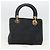 Borsa a mano Christian Dior Canage in nylon blu navy e oro Auth bs25043 D'oro - vista 8