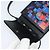 Borsa a spalla GUCCI Square G Space in PVC nero e argento 631766 Auth KD535 - vista 7