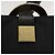 Céline Borsa a spalla CELINE in tela nera e oro Auth 121554 Nero D'oro - vista 6