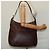 Borsa a Spalla Coach in Pelle Marrone Argento Autentica am8338 - vista 12