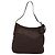 Borsa a Spalla Coach in Pelle Marrone Argento Autentica am8338 - vista 2