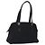 Bolsa de Ombro Vala em Nylon Preto e Prata da Salvatore Ferragamo Auth bs25066