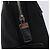 Bolsa de Ombro Vala em Nylon Preto e Prata da Salvatore Ferragamo Auth bs25066 - vista 9