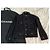 Chanel Tweed Jacke Schwarz Größe 38 - Ansicht 2