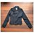 Giacca Diesel Perfecto Nera in Cotone Nero Gold hardware - vista 2