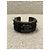 Bracciale Chanel Manchette Tweed CC Argento Nero e Rosso Multicolore - vista 3