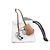 Tirante clochette Hermès con lucchetto 28 cm pelle togo oro kelly birkin Cammello