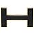 Hermès HERMES Accessory Single Buckle / Belt buckle in Black Metal - 102658