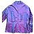 Autre Marque Blusa Seidensticker de seda cambiante rosa azul violeta Púrpura