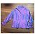 Autre Marque Blusa Seidensticker de seda cambiante rosa azul violeta Púrpura - vista 6