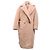 Abrigo largo de piel sintética Tedgirl de Max Mara en rosa Castaño