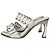 Mules tagliate Claire in pelle bianca di Alexandre Birman Bianco Crudo - vista 4