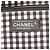 Chanel Weiße bedruckte Gingham-Wochenendtasche - Ansicht 4