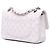 Chanel Bianco Medio Classico Caviar Doppio Faldone Crudo - vista 2