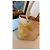 Borsa Chanel Cambon in pelle beige - vista 4