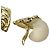 VINTAGE ISABEL CANOVAS CLIP-ON BLUMEN OPALE DROP-OHRRINGE Golden - Ansicht 11
