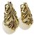 VINTAGE ISABEL CANOVAS CLIP-ON BLUMEN OPALE DROP-OHRRINGE Golden - Ansicht 3