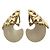 VINTAGE ISABEL CANOVAS CLIP-ON BLUMEN OPALE DROP-OHRRINGE Golden - Ansicht 4